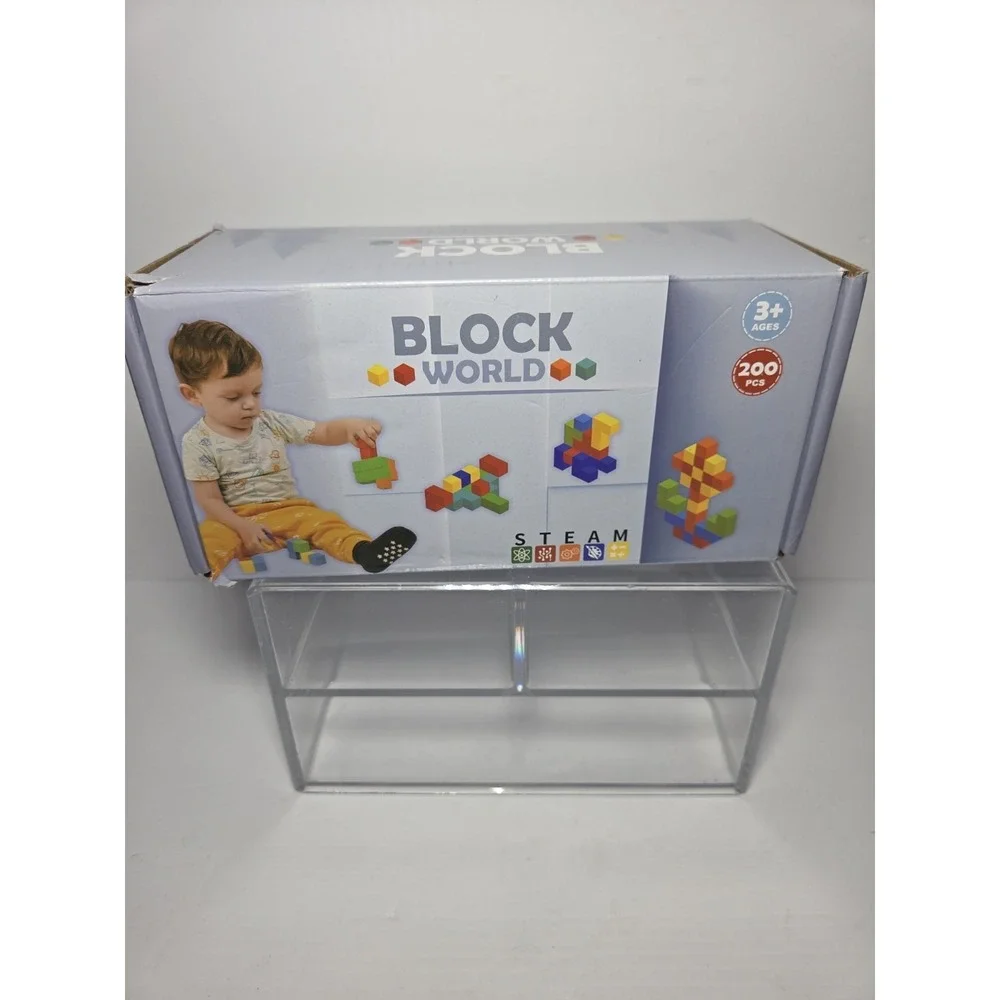 New 200‎ PCS Magnetic Building Blocks, for Toddlers Age 3-5
